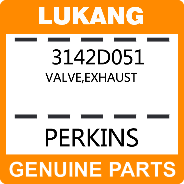 Valve-Exhaust 3142D051-LUKANG-Engine Parts,Engine Valve,Valve Guide,Valve Seat