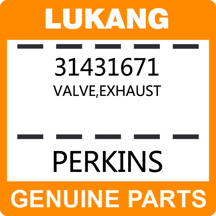 Valve-Exhaust 31431671-LUKANG-Engine Parts,Engine Valve,Valve Guide,Valve Seat