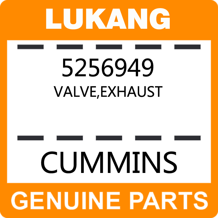 Valve-Exhaust 5256949-LUKANG-Engine Parts,Engine Valve,Valve Guide,Valve Seat