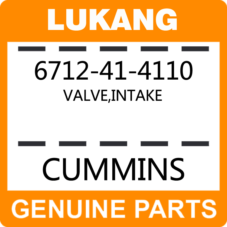 Valve-Intake 6712-41-4110-LUKANG-Engine Parts,Engine Valve,Valve Guide,Valve Seat