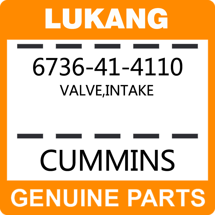 Valve-Intake 6736-41-4110-LUKANG-Engine Parts,Engine Valve,Valve Guide,Valve Seat