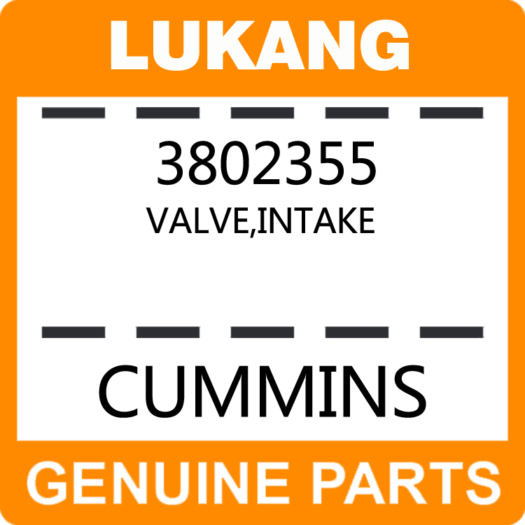 Valve-Intake 3802355-LUKANG-Engine Parts,Engine Valve,Valve Guide,Valve Seat