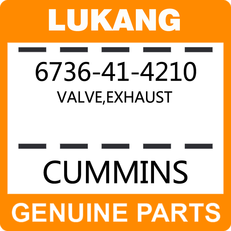 Valve-Exhaust 6736-41-4210-LUKANG-Engine Parts,Engine Valve,Valve Guide,Valve Seat