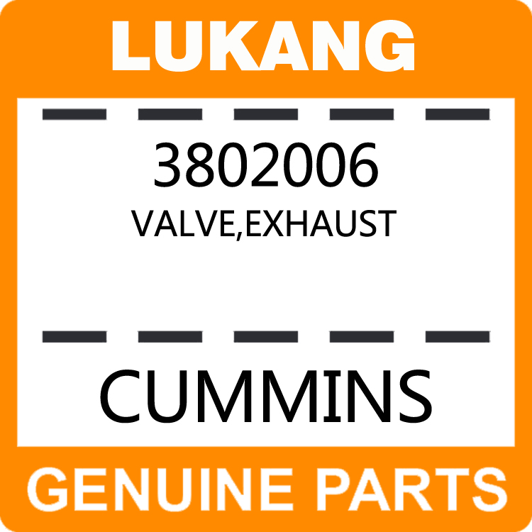 Valve-Exhaust 3802006-LUKANG-Engine Parts,Engine Valve,Valve Guide,Valve Seat