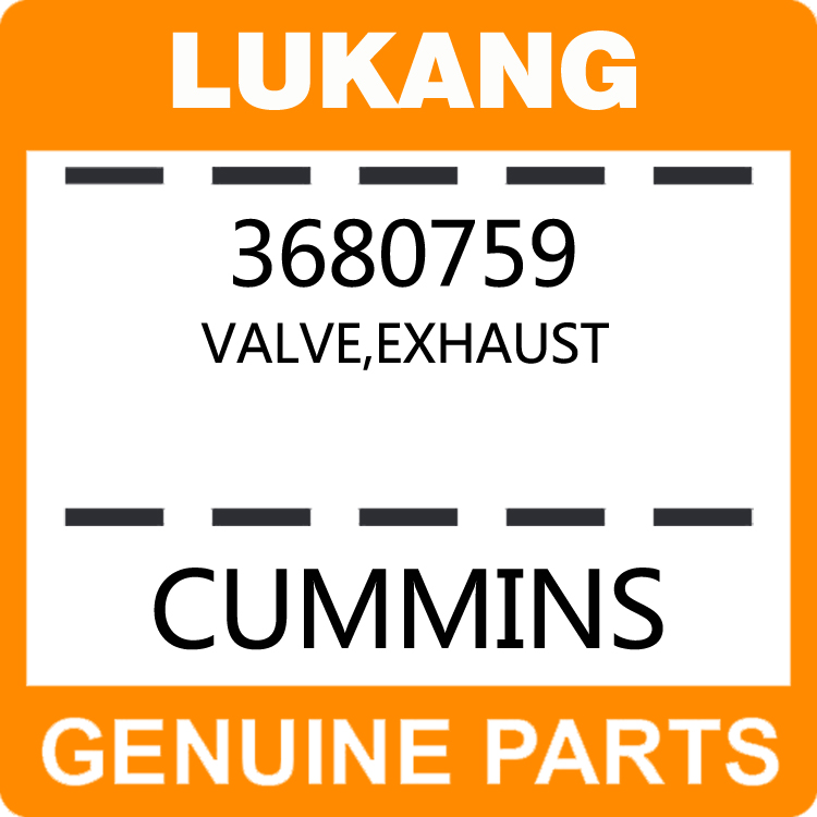 Valve-Exhaust 3680759-LUKANG-Engine Parts,Engine Valve,Valve Guide,Valve Seat