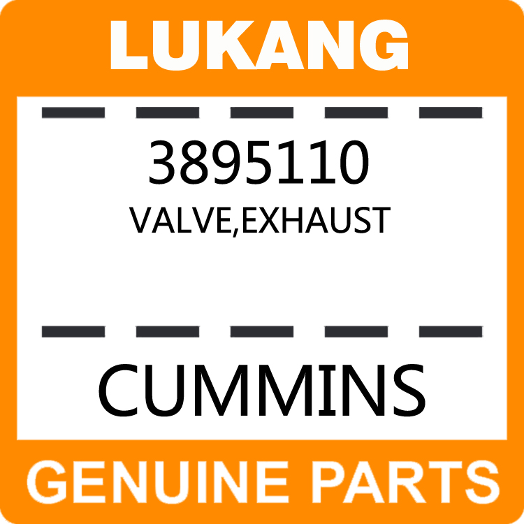 Valve-Exhaust 3895110-LUKANG-Engine Parts,Engine Valve,Valve Guide,Valve Seat