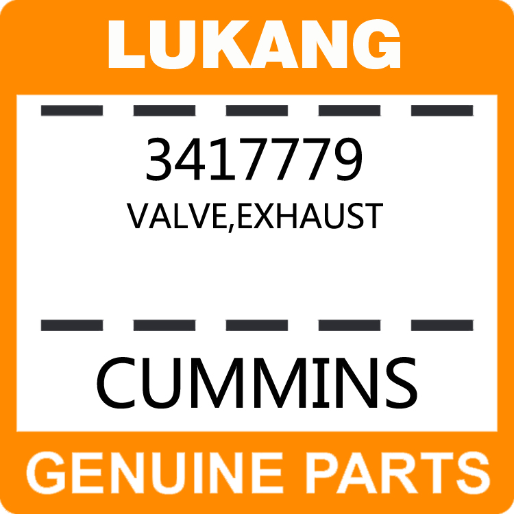 Valve-Exhaust 3417779-LUKANG-Engine Parts,Engine Valve,Valve Guide,Valve Seat